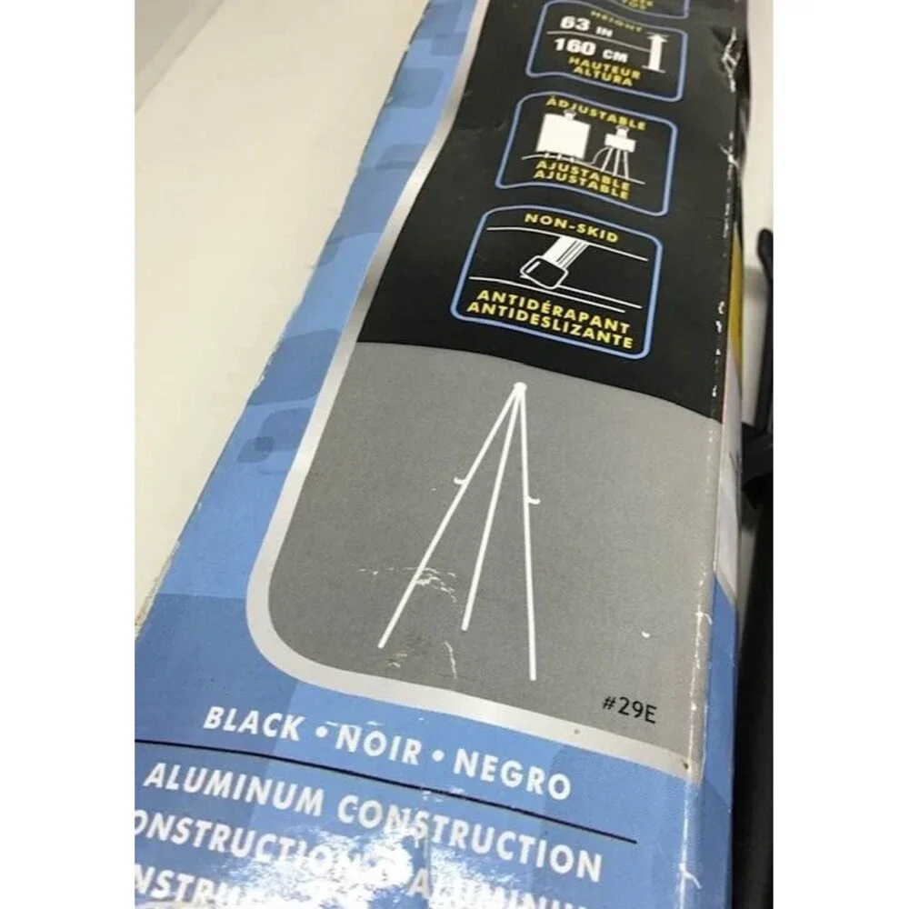 Quartet Instant Easel Folds Black Aluminum Supports 5 lbs 63